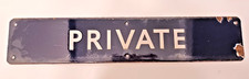 Railwayana private enamel for sale  CREDITON