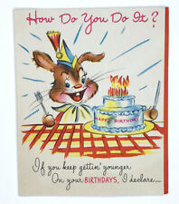 Vintage 1950s birthday d'occasion  Expédié en France