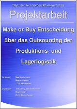 Projektarbeit make buy gebraucht kaufen  Hördt