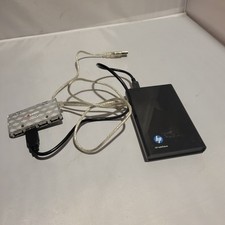 Usado, Disco rígido portátil HP SimpleSave SD320A preto 320GB USB 2.0 com cabo comprar usado  Enviando para Brazil