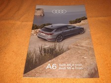 2025 Audi A6 / S6 e-tron NIEMIECKI Prospekt Brochure Catalog 12 / 2024 6 stron na sprzedaż  PL