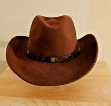 Chapéu de cowboy Twister Dakota esmagável castanha lã marrom 7211057 comprar usado  Enviando para Brazil