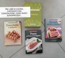 Libri cucina cartonati usato  Italia