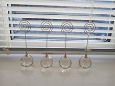 Glass place card for sale  FAREHAM