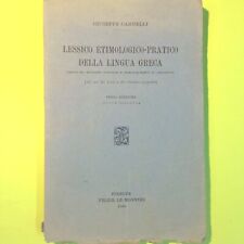 Lessico etimologico pratico usato  Comiso