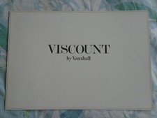 Vauxhall viscount brochure for sale  KINGS LANGLEY