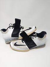 Tênis de treinamento Nike Romaleos 3 branco halterofilismo masculino tamanho 10 feminino tamanho 11.5 comprar usado  Enviando para Brazil