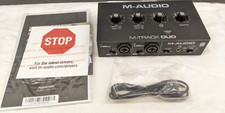 Interface de áudio M-Audio M-Track Duo 2 canais USB TF comprar usado  Enviando para Brazil