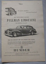 1953 humber seater for sale  DARWEN