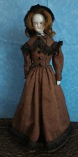 Boneca antiga rara estilo Biedermeir cabeça de porcelana por volta de 1848 15" comprar usado  Enviando para Brazil