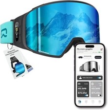 Óculos de esqui inteligente SKIWARRIOR G02 walkie-talkie tocar música resposta chamada (Blur_ comprar usado  Enviando para Brazil
