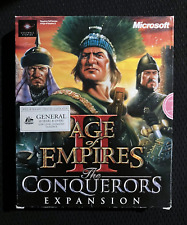 Age of Empires II 2: The Conquerors Expansion - RARO Big Box Oz jogo de PC lançamento comprar usado  Enviando para Brazil