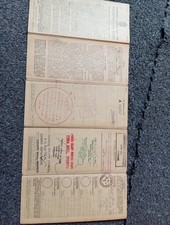 Log book 1949 for sale  ELY