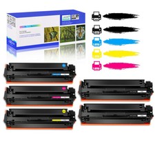 Toner 5 peças BK/C/M/Y para HP 202A CF500A Color LaserJet Pro MFP M280nw M281cdw comprar usado  Enviando para Brazil