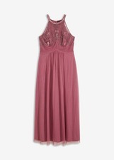Maxikleid perlen applikation gebraucht kaufen  Deutschland