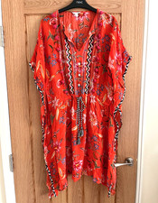 Monsoon red floral for sale  WELLINGBOROUGH