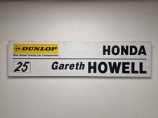 Btcc garage nameboard for sale  DROITWICH