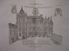 Belle grande gravure d'occasion  Brumath
