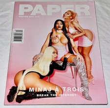 Nicki Minaj x Paper Magazine Winter 2017 Minaj A Trois Cool, usado comprar usado Nicki Minaj x Paper Magazine Winter 2017 Minaj A Trois Cool, usado comprar usado  Enviando para Brazil