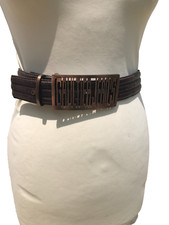 Ceinture cuir marron d'occasion  France