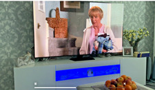 white high gloss tv unit for sale  NEWCASTLE UPON TYNE