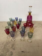 Lot verre liqueur d'occasion  Wingen-sur-Moder
