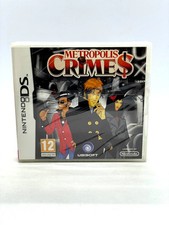 Metropolis Crimes Nintendo DS (nowe i zapieczętowane) PAL TESTOWANE W JĘZYKU ANGIELSKIM I AUTHEN na sprzedaż  PL