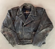 Vintage distressed leather for sale  ROYSTON