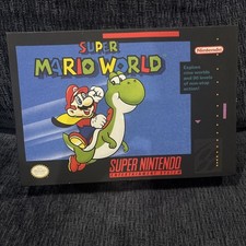 Super Mario World LuminArt Light Up Wall Art - SNES Box Art (NOVO) comprar usado Super Mario World LuminArt Light Up Wall Art - SNES Box Art (NOVO) comprar usado  Enviando para Brazil
