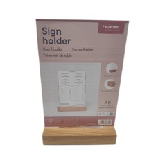 Europel tischaufsteller acryl gebraucht kaufen  Schwarzenberg