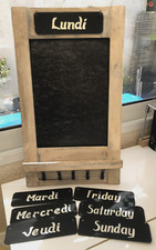 Vintage tableau semainier d'occasion  Clamart