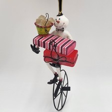 Snowman riding bicycle for sale  Valencia