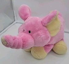 Pelúcia de elefante rosa Commonwealth Lil Sweetez 2009 14" brinquedo de pelúcia Lovey Floppy  comprar usado  Enviando para Brazil