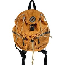 Mochila de cordão Kipling vintage anos 90 em náilon laranja excelente estado, usado comprar usado  Enviando para Brazil