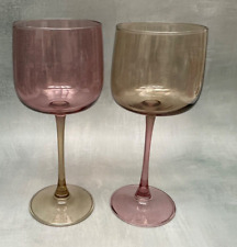 Conjunto de 2 taças de vinho coloridas Our Place rosa roxo 2 tons comprar usado  Enviando para Brazil