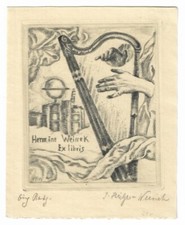 Usado, IRENE HÖLZER-WEINECK: Exlibris für Hermine Weineck, Harfe comprar usado Usado, IRENE HÖLZER-WEINECK: Exlibris für Hermine Weineck, Harfe comprar usado  Enviando para Brazil