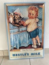 Werbe blechschild nestlé gebraucht kaufen  Emden