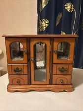 Wooden jewelry armoire for sale  Rhinelander