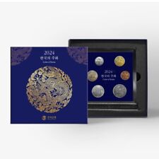 Conjunto de moedas em perfeito estado Coreia do Sul 2024 - 1 ganhou a 500 ganhou KOMSCO comprar usado  Enviando para Brazil