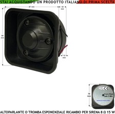 Altoparlante tromba magnetodin usato  Roma