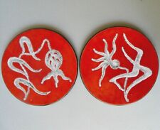 Grandes assiettes céramique d'occasion  Mortrée