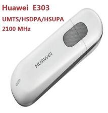 Używany, SPRZEDAWCA W WIELKIEJ BRYTANII - ODBLOKOWANY KLUCZ SPRZĘTOWY MODEMU HUAWEI E303 USB 3/4G SZEROKOPASMOWY BIAŁY na sprzedaż  Wysyłka do Poland