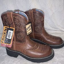 Botas de cowgirl Ariat Fat Baby novas com etiquetas Western Roper EUA TAMANHO: couro feminino 6.5B, usado comprar usado  Enviando para Brazil