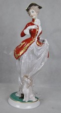 Figurka Rosenthal Dama jeździecka ( Favorit) C. Holzer -Defanti model 546 37cm 1919 na sprzedaż  PL