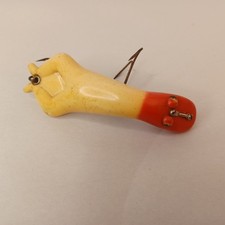 Isca de sapo vintage Heddon Dowagiac vermelha branca Luny, usado comprar usado  Enviando para Brazil