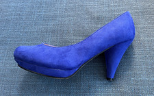 Stunning blue suede for sale  BRISTOL