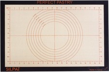 Tapete de estação de trabalho Silpat Perfect Pastry bancada de silicone antiaderente, 15-1/8" x comprar usado  Enviando para Brazil