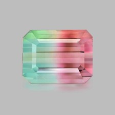 9,76 ct EXCELENTE CORTE ESMERALDA NATURAL 50/50 MELANCIA DIVIDIDA BI COR TURMALINA comprar usado  Enviando para Brazil