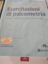 Esercitazioni psicometria prob usato  Foggia
