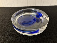 Copa Vacía Bolsillos Bola Azul de Cristal Daum Francia comprar usado  Enviando para Brazil